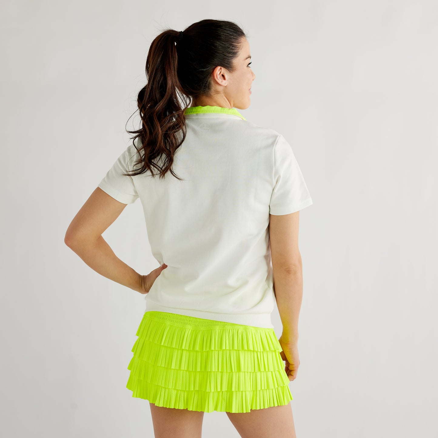 Club Short Sleeve 1/4 Zip White Catch + Club