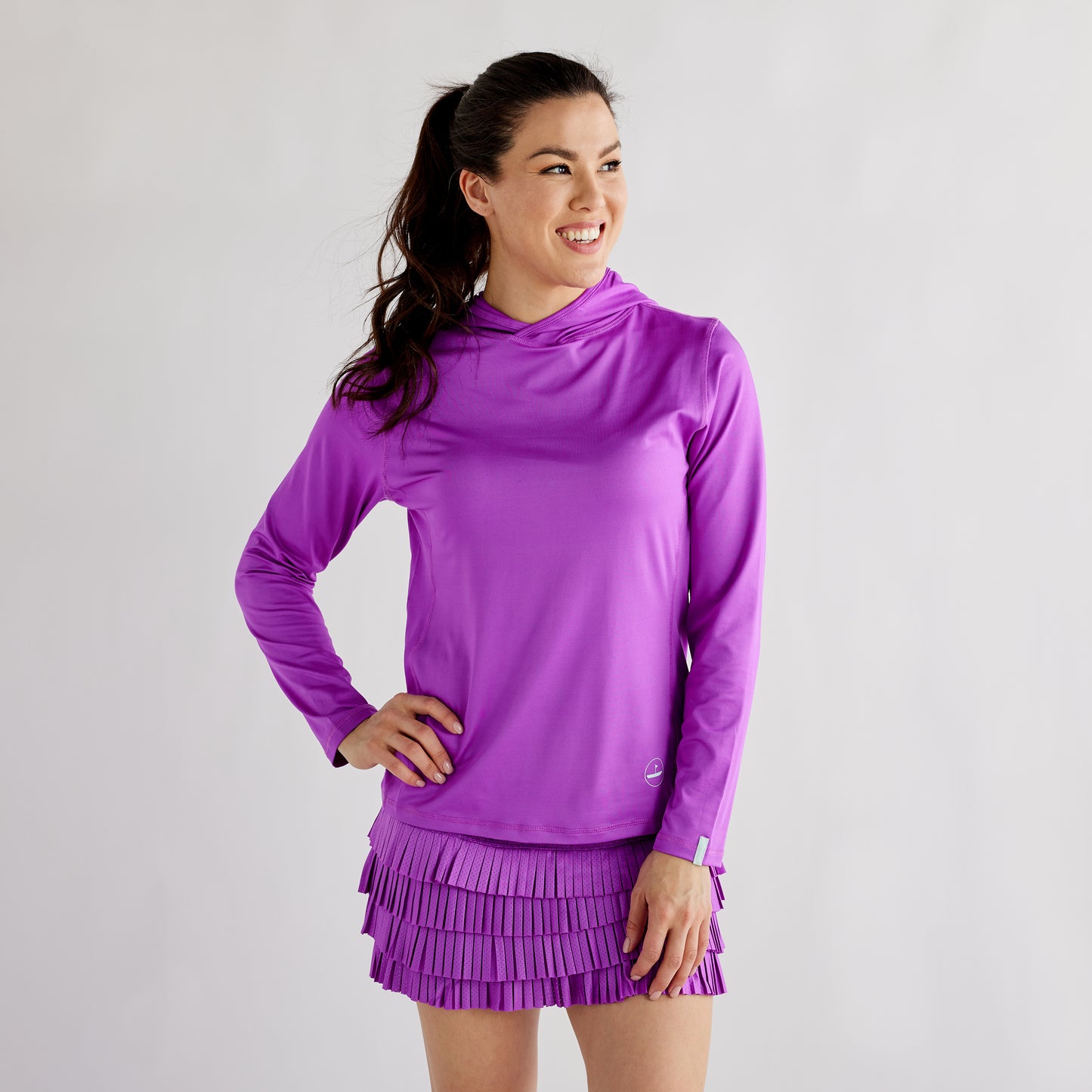 Performance Hoodie Iris Purple Catch + Club