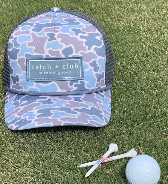 Trucker Hat Land Camo Catch + Club