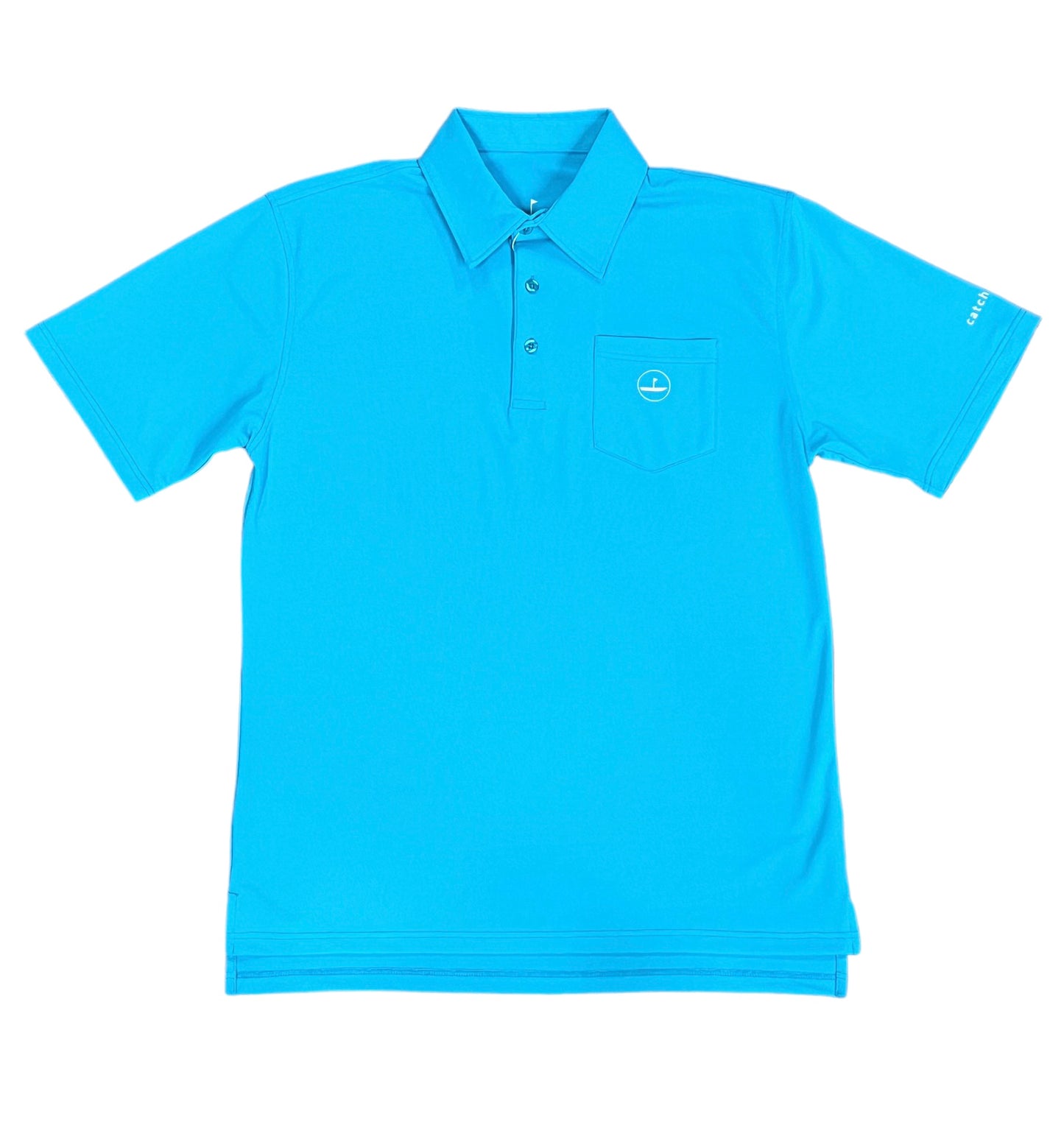 Pique Polo Shirt Aqua Catch + Club