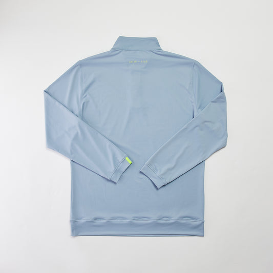 1/4 Zip Pullover Light Grey Catch + Club