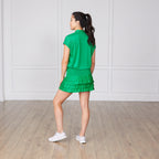 Tiered Skort Kelly Green Catch + Club