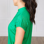 Cut Out Tee Kelly Green Catch + Club