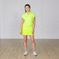 Cut Out Tee - Neon Yellow