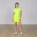 Tiered Skort Neon Yellow Catch + Club
