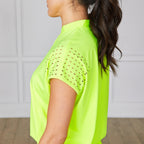 Cut Out Tee Neon Yellow Catch + Club
