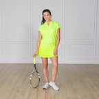 Tiered Skort Neon Yellow Catch + Club