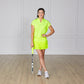 Cut Out Tee - Neon Yellow