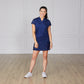Cut Out Tee - Navy Blue
