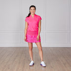 Tiered Skort Hot Pink Catch + Club
