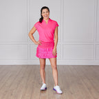 Cut Out Tee Hot Pink Catch + Club