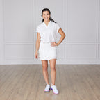 Tiered Skort White Catch + Club