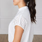Cut Out Tee - White