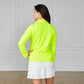 Women's 1/4 Zip Pullover Neon Yellow Catch + Club