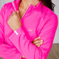 Women's 1/4 Zip Pullover Neon Pink