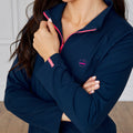 Women's 1/4 Zip Pullover Navy Blue Catch + Club