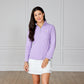 Women's 1/4 Zip Pullover - Lavender