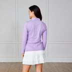 Women's 1/4 Zip Pullover Lavender Catch + Club