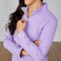 Women's 1/4 Zip Pullover Lavender Catch + Club