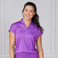Cut Out Tee - Iris Purple