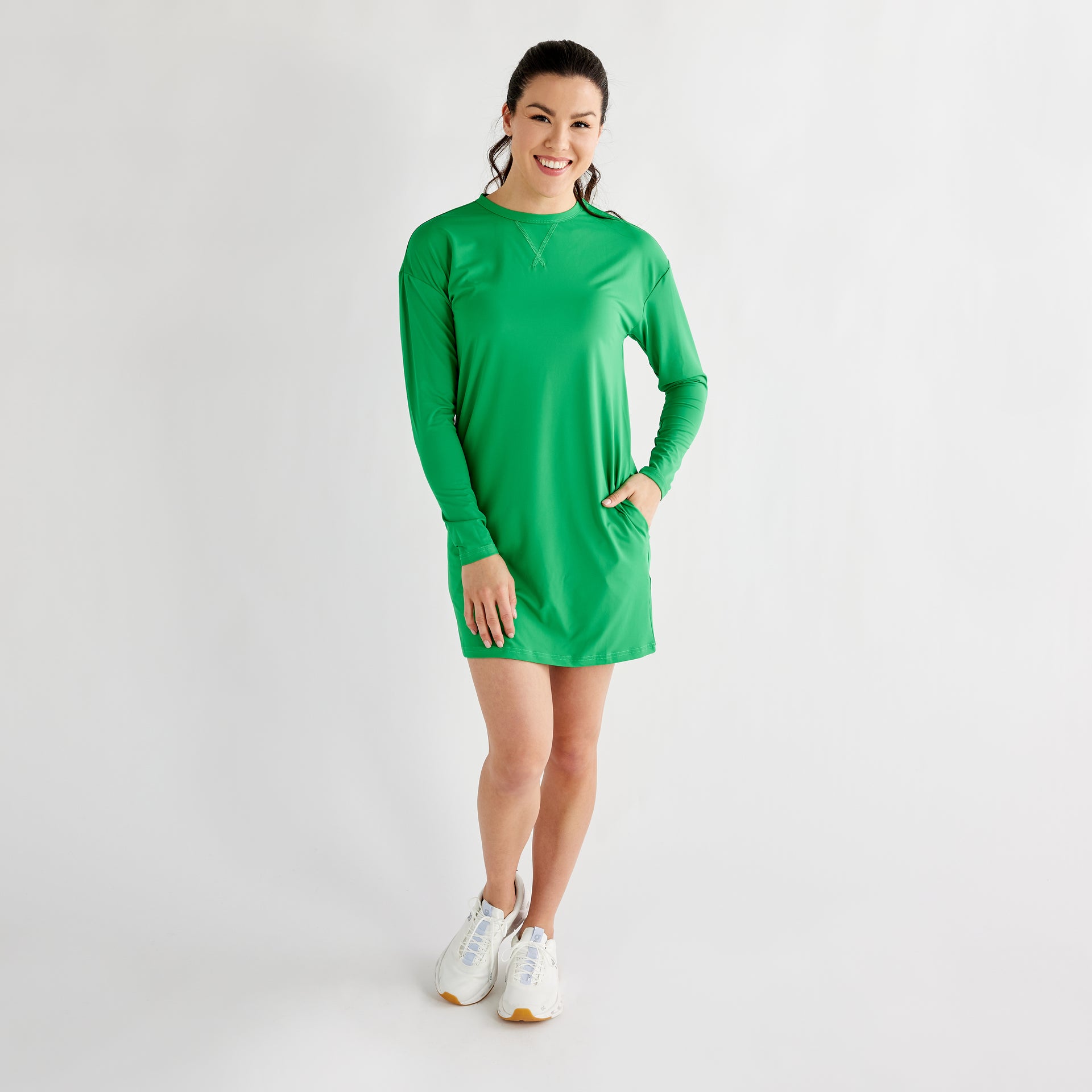 Performance Sport Dress Kelly Green
