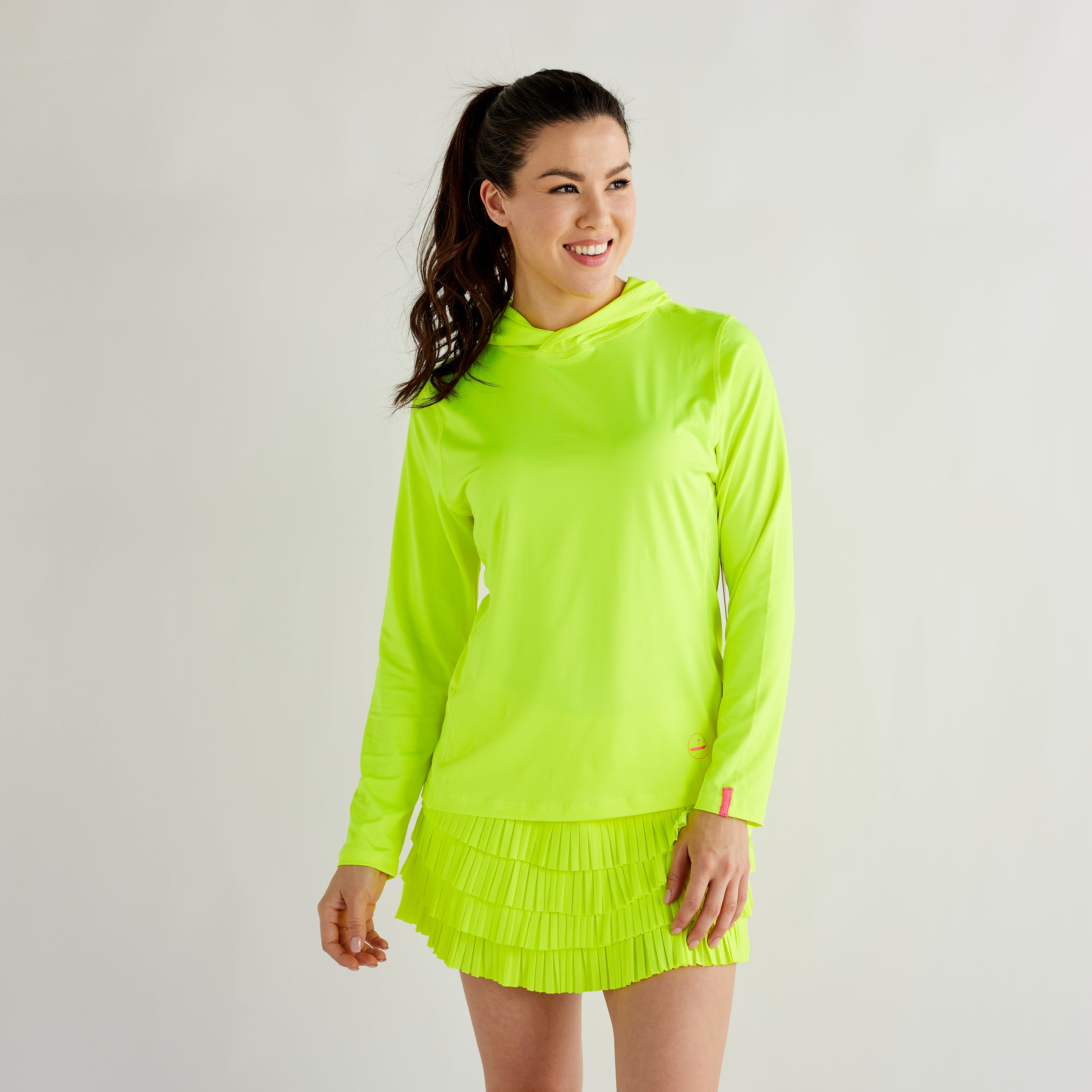 Performance Hoodie Neon Yellow | Catch + Club Catch and Club Performance Hoodie Neon Yellow | Catch + Club Catch and Club