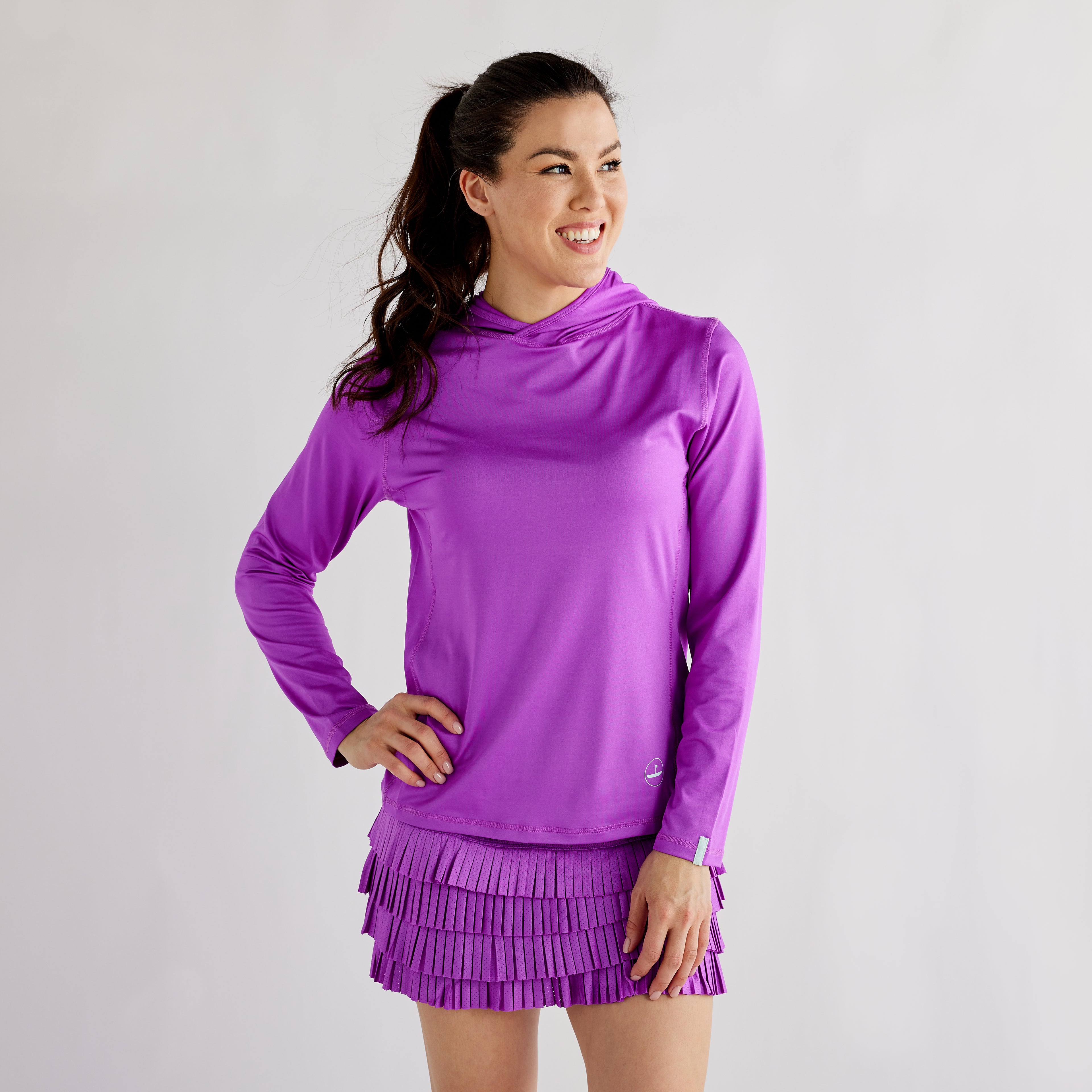 Performance Hoodie Iris Purple Catch + Club