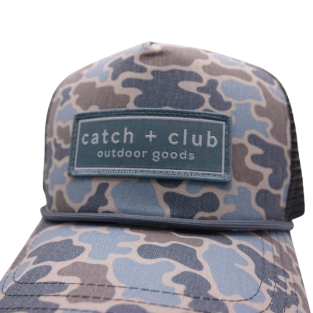 Trucker Hat Land Camo Catch + Club
