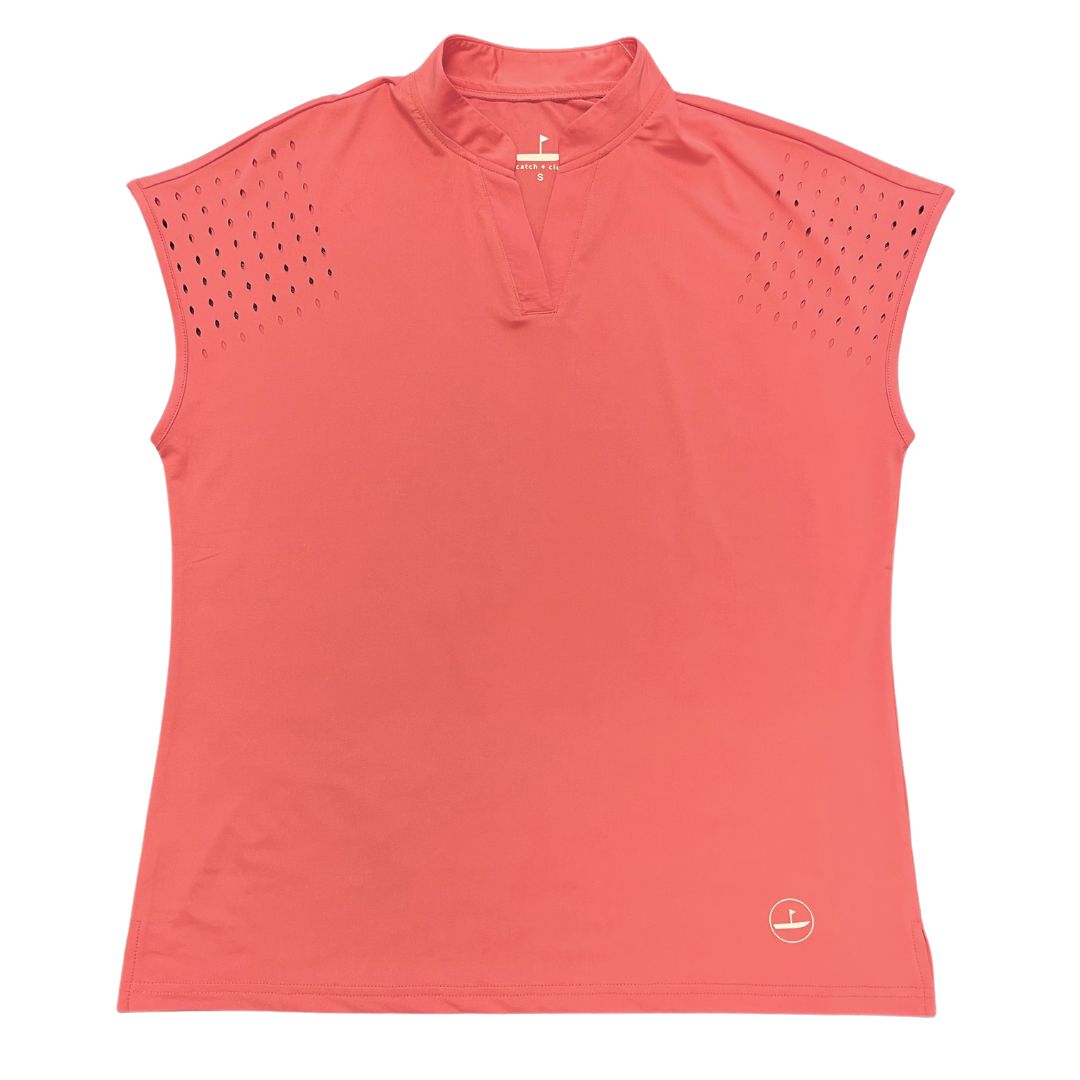Cut Out Tee Coral Catch + Club
