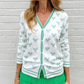 Tennis Cardigan Kelly Green Catch + Club
