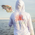 Performance Hoodie White Catch + Club