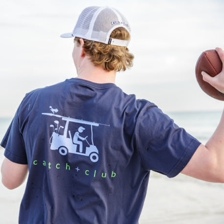 Golf Cart Tee Catch + Club