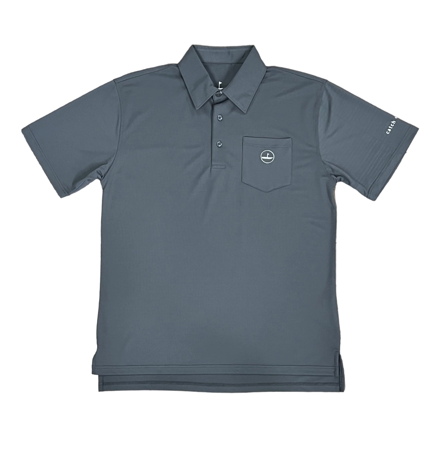 Pique Polo Shirt Grey Catch + Club