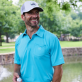 Pique Polo Shirt Aqua Catch + Club