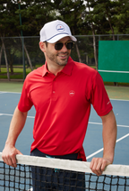 Performance Golf Polo Red Catch + Club