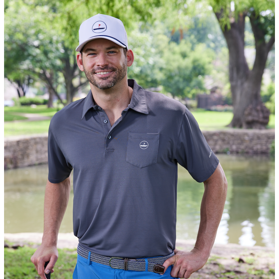 Pique Polo Shirt Grey Catch + Club