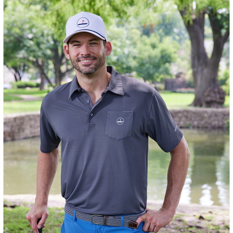 Pique Polo Shirt Grey Catch + Club