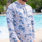Performance Hoodie Land Camo Catch + Club