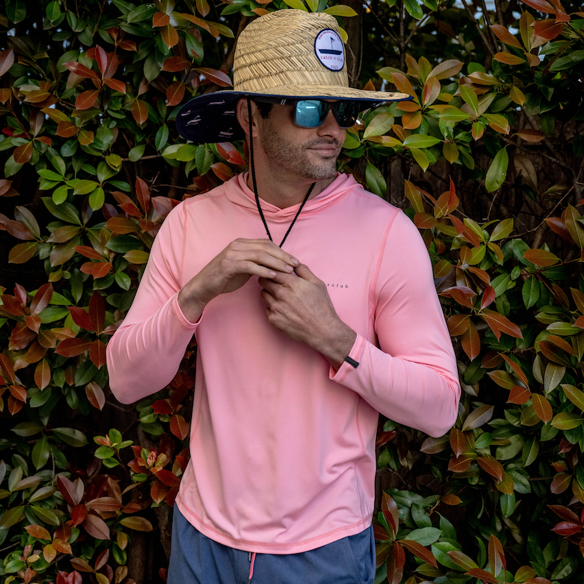 Performance Hoodie Coral Catch + Club