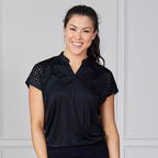 Cut Out Tee Black Catch + Club