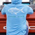 Performance Hoodie Indigo Catch + Club