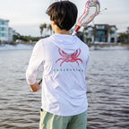 Performance Hoodie White Catch + Club