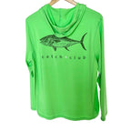 Performance Hoodie Lime Catch + Club