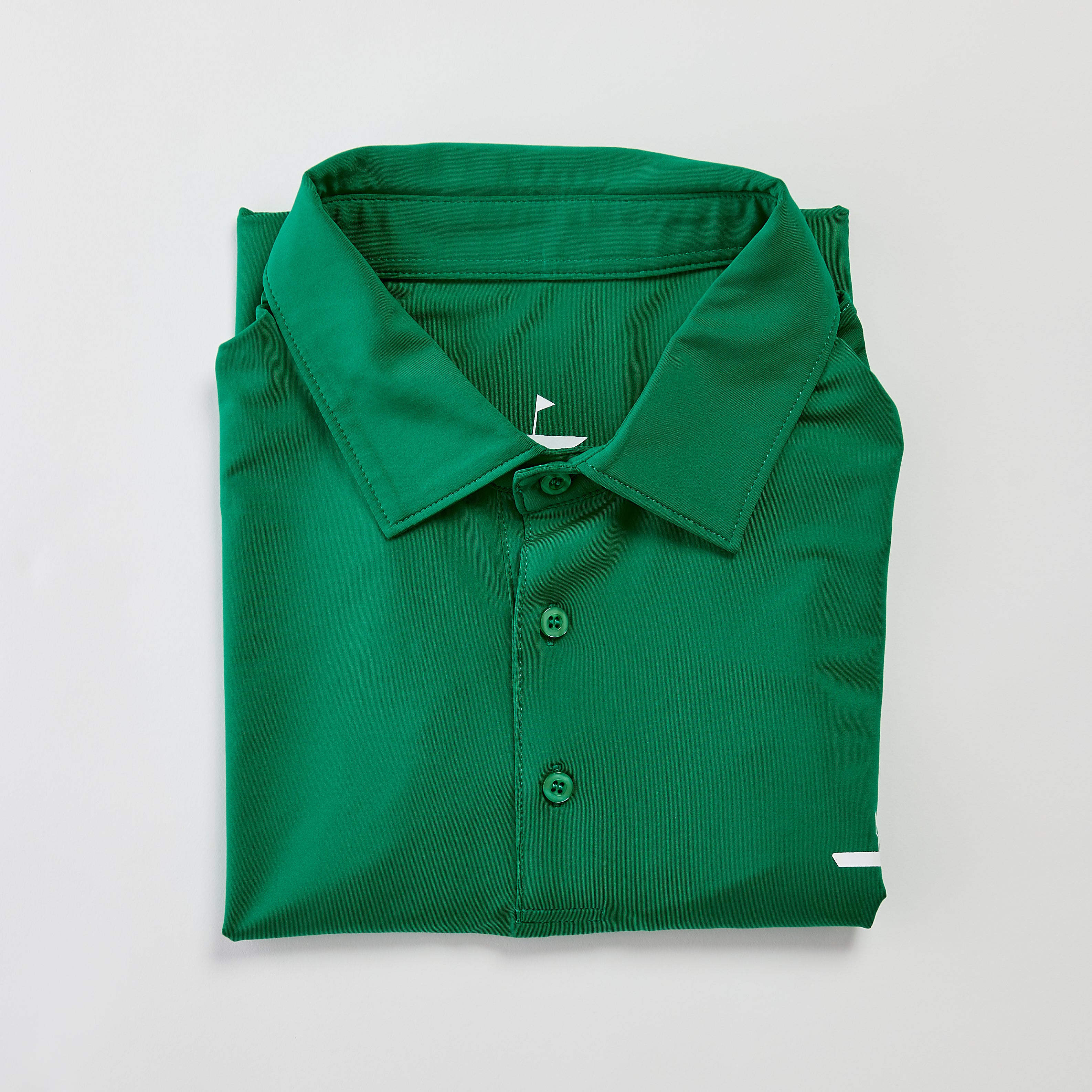 Performance Golf Polo Green Catch + Club