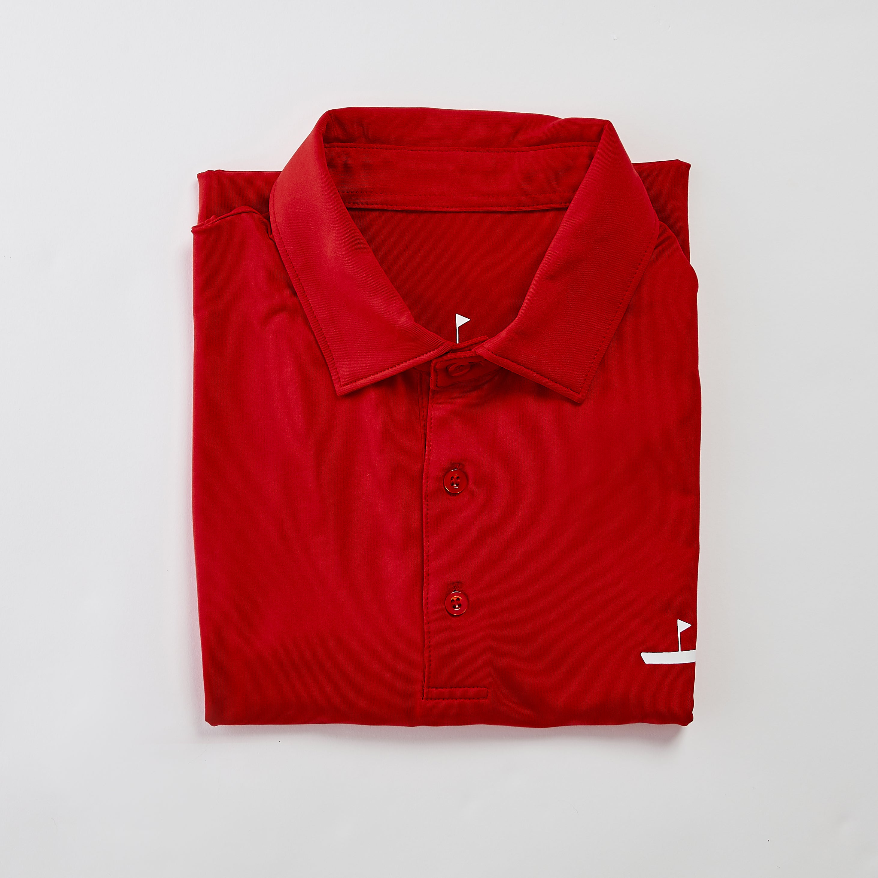 Performance Golf Polo Red Catch + Club