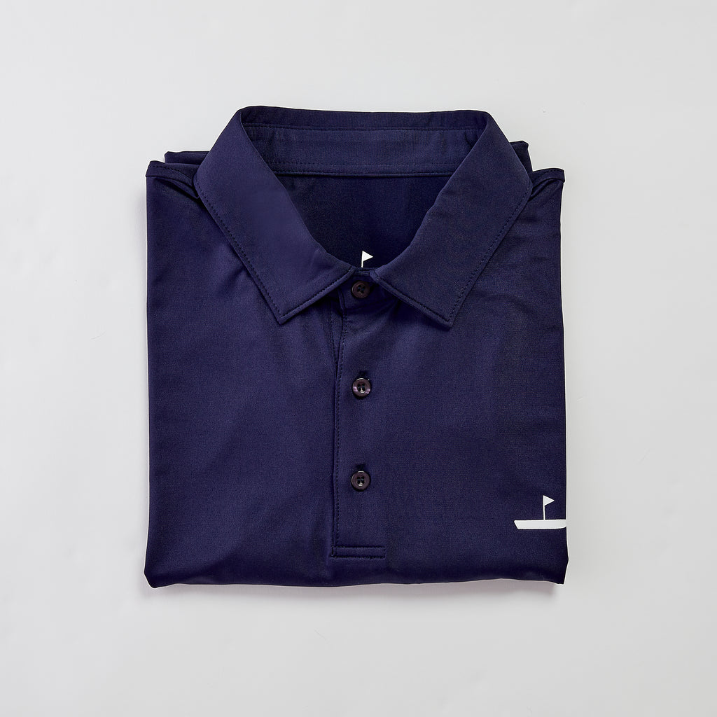 Performance Golf Polo Navy Catch + Club