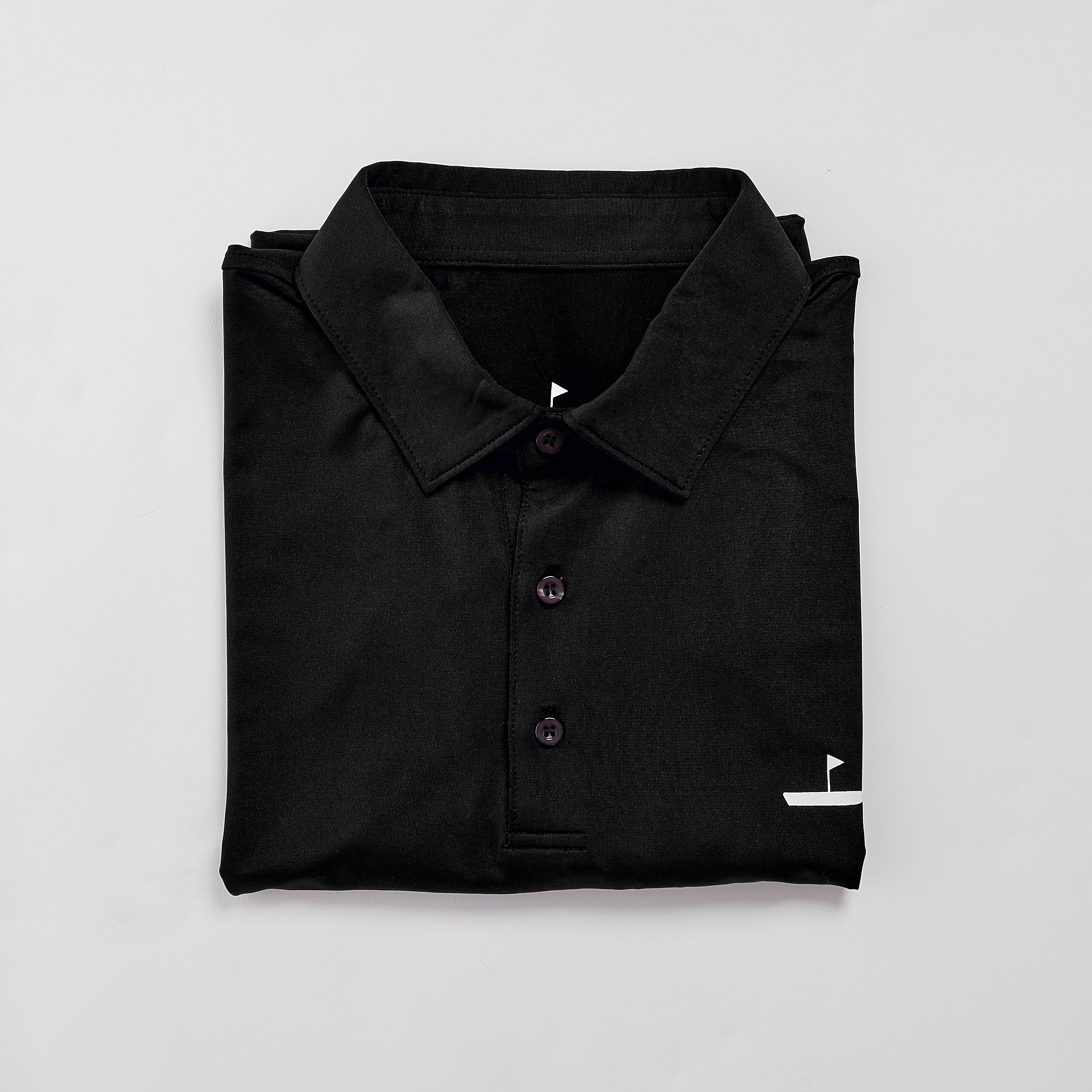 Performance Golf Polo Black Catch + Club