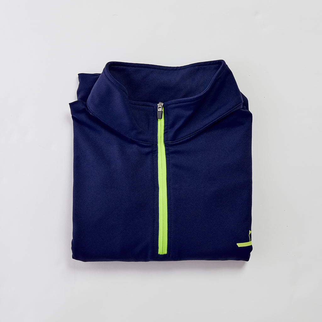1/4 Zip Pullover Navy Catch + Club