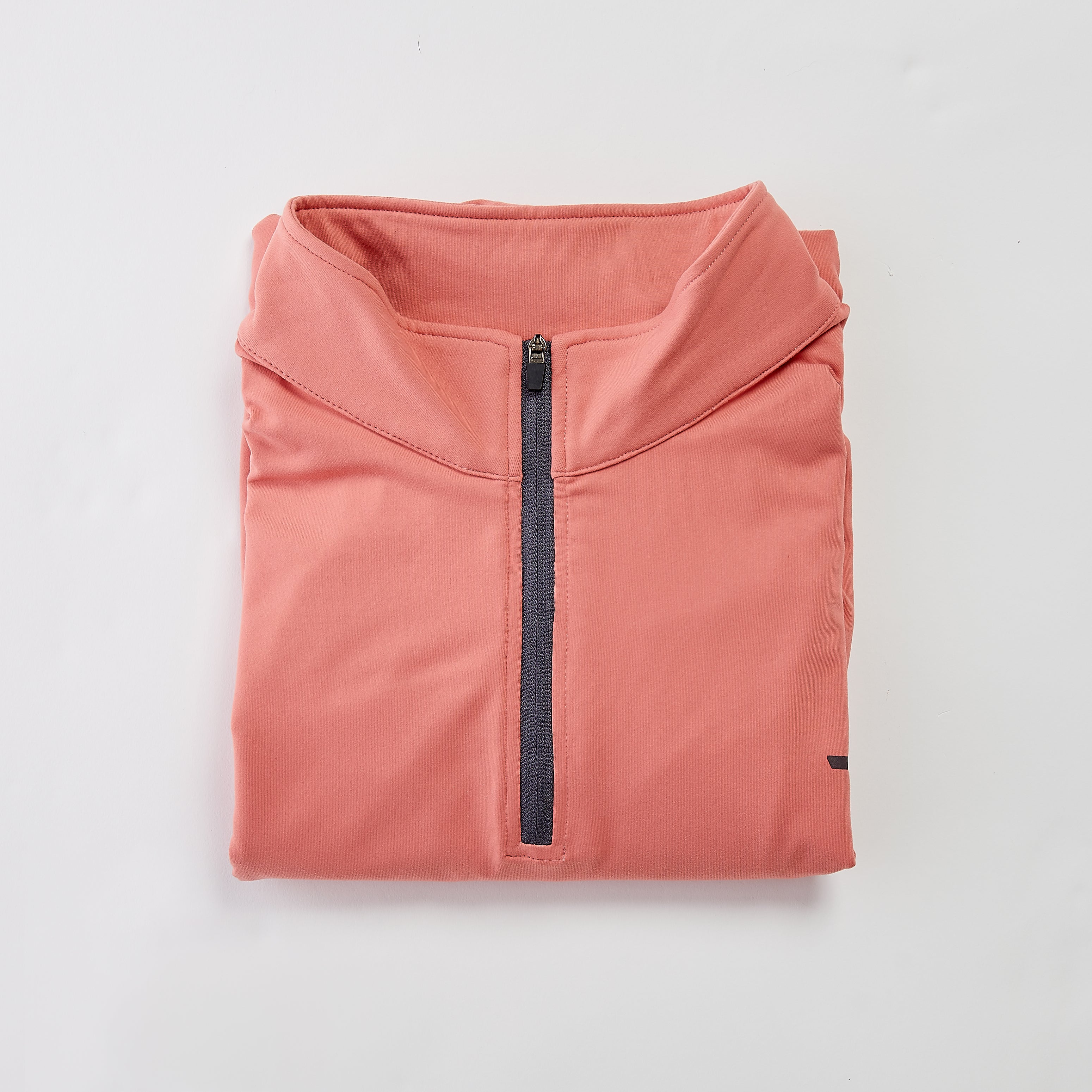 1/4 Zip Pullover Light Rust Catch + Club