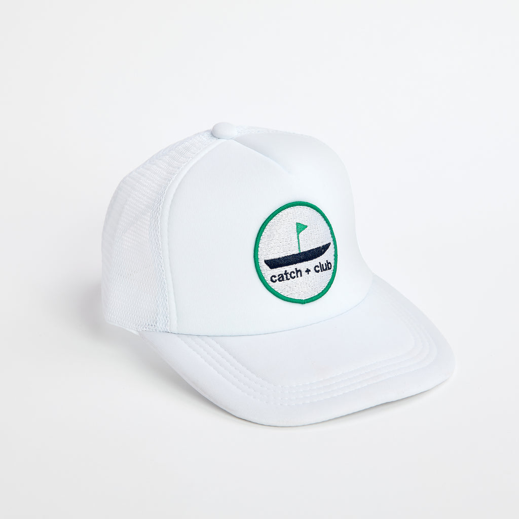 Trucker Hat White Catch + Club